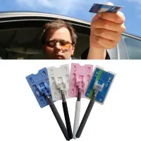 Telescopic Rod Card Holder Contactless Vehicle Parking Payment Paying Rod Card Holder Easy To Use Toll Payment Card Rod For