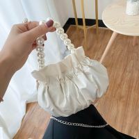 [COD] Ins pearl bag women 2020 new girls diagonal chain bucket womens one drop