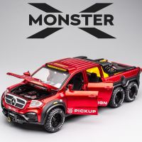 โมเดลรถยนต์ 1:28 Mercedes Benz Class X MONSTER 6X6 ของเล่นสําหรับเด็ก