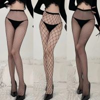 Sexy Lingerie Womens Sexy Fishnet Pants Sexy Stockings Mesh Long Pantyhose Free Off Open Crotch Large-Mesh Stockings
