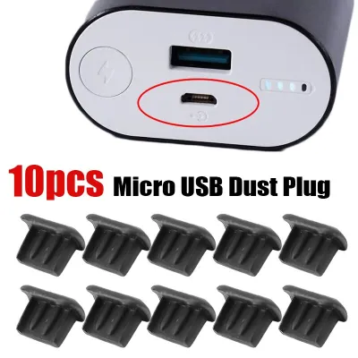 Micro USB Dust Plugs Universal Android Charging Port Dust Plug Protector Cover for Xiaomi Samsung Mini Android Dustproof  Cap Electrical Connectors