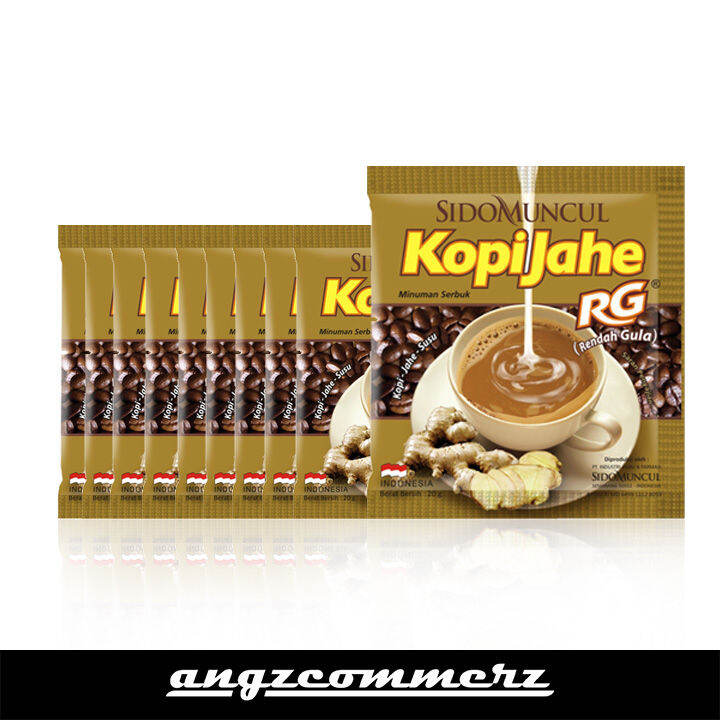 SIDOMUNCUL Kopi Jahe Rendah Gula 10 Sachet Lazada Indonesia