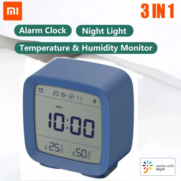 Qingping Bluetooth alarm clock alarm clock temperature and humidity