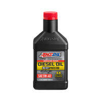 Amsoil Signature Series Max-Duty Synthetic Diesel Oil น้ำมันเครื่องสังเคราะห์แท้ เครื่องยนต์ดีเซล ความหนืด 5W-40(DE0QT/DE01G) การปกป้องเครื่องยนต์สูงสุดประหยัดเชื้อเพลิงมากขึ้น