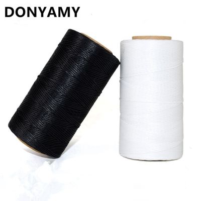 DONYAMY DIY Handwork Leather Exclusive Sewing Thread Hand Stitched Flat Wax Thread 150D/210D Dedicated Sew Thread