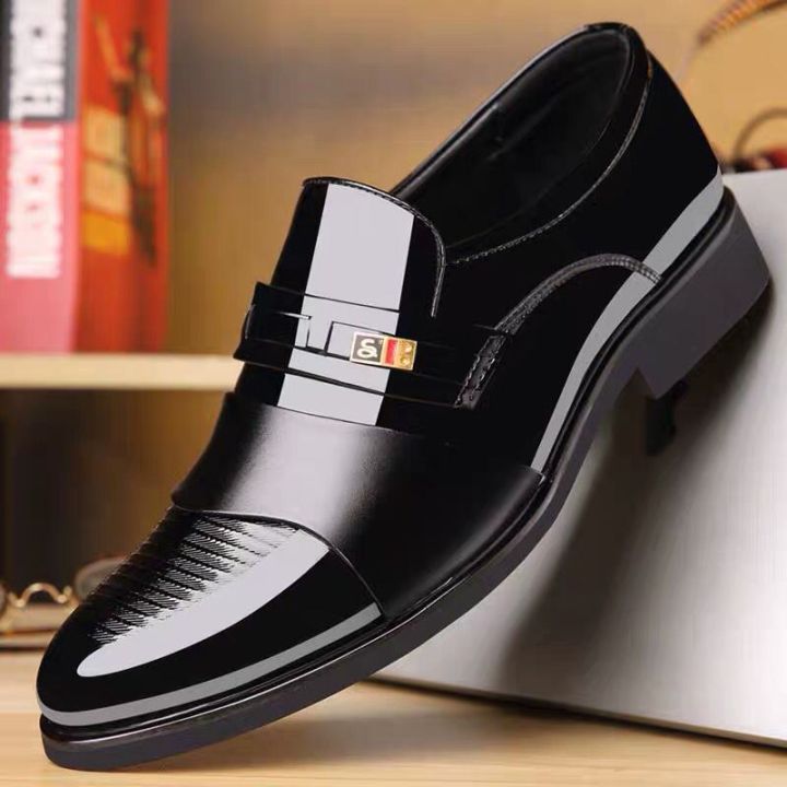 Classic Business Men's Dress Shoes Fashion Elegant Formal Wedding Shoes ...