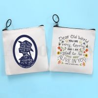 ☈ Anne Shirley Green Gables Bag Coin Purse Storage Small Bag Card Bag Key Bag Coin Clutch Bag Zipper Key Bag