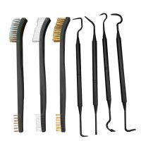 Multipurpose Car Detailing Cleaning Tool Accessories Wire Brushes and 4 Nylon Picks Pick and Brush Set 3 Double headed Finished