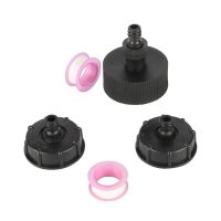 IBC Tank Adapter 60mm Coarse Thread to 1/2 3/4 1 Garden Hose Connector Durable Water Tank Fittings With Sealing Tape