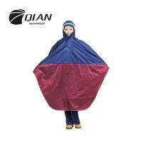 QIAN RAINPROOF Adult Multi-functional Outdoor Poncho Raincoat Thicker Oxford Material Climbing Cycling Travel Equipment Rainwear