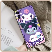 Anti-dust Silicone Phone Case For iphone 12 Mini New Arrival drift sand Back Cover Shockproof glisten foothold TPU Cute