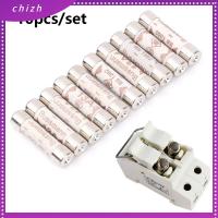 CHIZH 10Pcs อุปกรณ์ไฟฟ้า 3-13A ปลั๊กไฟ Quick Fast Blow BS1362 ปลั๊กอังกฤษ ฟิวส์เซรามิค