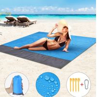 Beach Blanket Sandproof  Waterproof Beach Mat Lightweight Picnic Blanket for Travel Hiking Sports Sleeping Pads