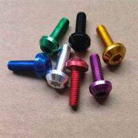 10 Buah M5 M6 x 16/20/25 Torx Warna-warni Aluminium Bulat Tombol Kepala Hex Soket Allen Sekrup Baut