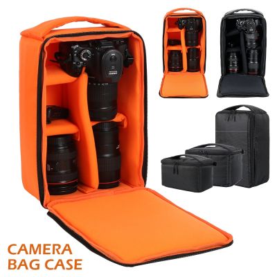 กระเป๋ากล้อง DSLR ที่มีวงเวียนอเนกประสงค์กลางแจ้งกันน้ำวิดีโอกระเป๋าใส่ของภาพถ่ายดิจิตอลพกพาสำหรับกล้อง Nikon Canon DSLR