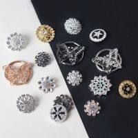 【cw】 5pcs/lot Buttons  Metal Diamonds Button Flatback Plating for Girl Wedding  Fur coat Accessories Craft Ribbon Decoration