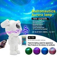 New Astronaut Aurora Light Starry Romantic Atmosphere Light Bluetooth Astronaut Star Projection Night Light With Remote Control