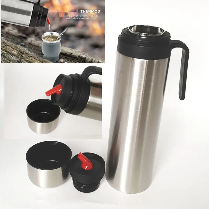 Stainless Steel Adventure Thermos - Mate Cup Cap & Bombilla Included ( –  Balibetov