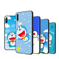 Black เคสโทรศัพท์ Compatible หรับ Samsung Galaxy Note Ultra S20 20 S10 S10E 10 9 8 FE Lite Plus ปก SC-52 Doraemon