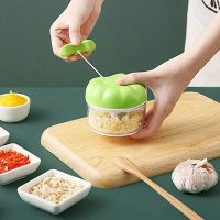 【CC】▽  Manual Garlic Press Multi-function Grinding Food Vegetables Cutter Meat Grinders Seasoning Gadgets