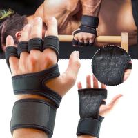 ◐♘○ Hand Wrist Palm Protector Gloves Weightlifting Training Gloves for Men Women Fitness Sports Cycling Gymnastics Gym Gloves