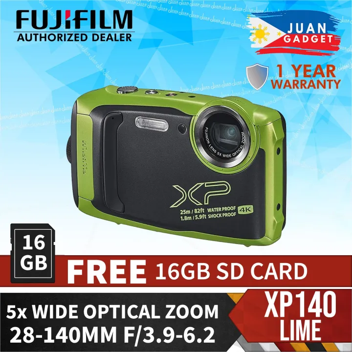 fujifilm xp140 tough camera