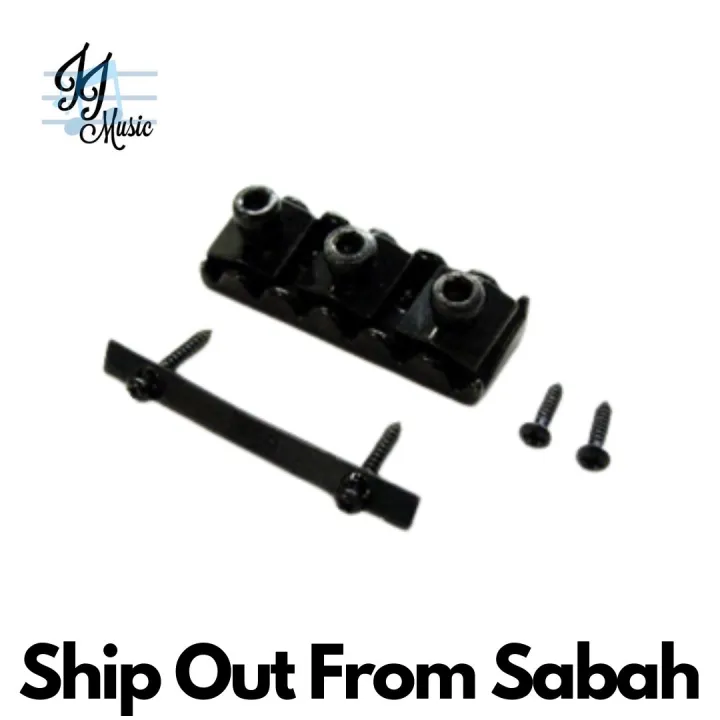 Ibanez 2LN3HAA001 Locking Nut 43mm, R400, With Retainer Bar, Black (Ibanez Locking Nut) Lazada