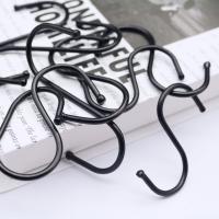 Black S-shaped Hook Small Hook Clothing Store S Hook Flower Hanger Hardware Pot Hook Hook E3B8