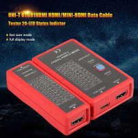 UT681HDMI HDMI MINIHDMI เครื่องทดสอบสายเคเบิลข้อมูล 20LED ไฟแสดงสถานะ