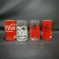 แก้ว แก้วแคน โค้ก แก้วโค้ก แก้วกระป๋อง โค้ก glass can coke แก้วแคนโค้ก มี 2 สี ขาว แดง