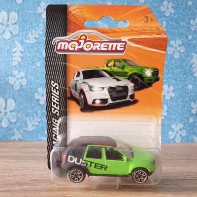 โมเดลรถเหล็ก Majorette Dacia DUSTER _ RACING SERIES #Green-Black เปิดประตูหลังท้ายรถได้ โมเดลรถสะสม