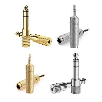 Headphone Adapter 6 35 mm Male to 3 5 mm FemaleWear-resistant Jack Converter Audio Plug Easy Installment Gold Plating Process