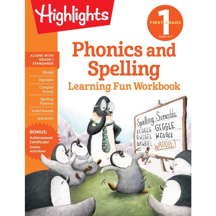 Good quality >>> (New) First Grade Phonics and Spelling หนังสือใหม่พร้อมส่ง