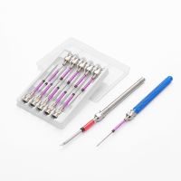 ♂☾ Poke Pen Household Multi-Specification Changeable Head Embroidery Punch Needle Cross Stitch Tool Knitting DIY Sewing Accessories