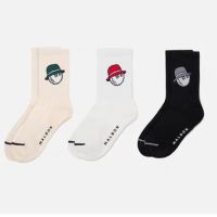 Han Guoyuan single MALBON GOLF socks for men and women in tube socks with outdoor GOLF sport baseball cotton socks