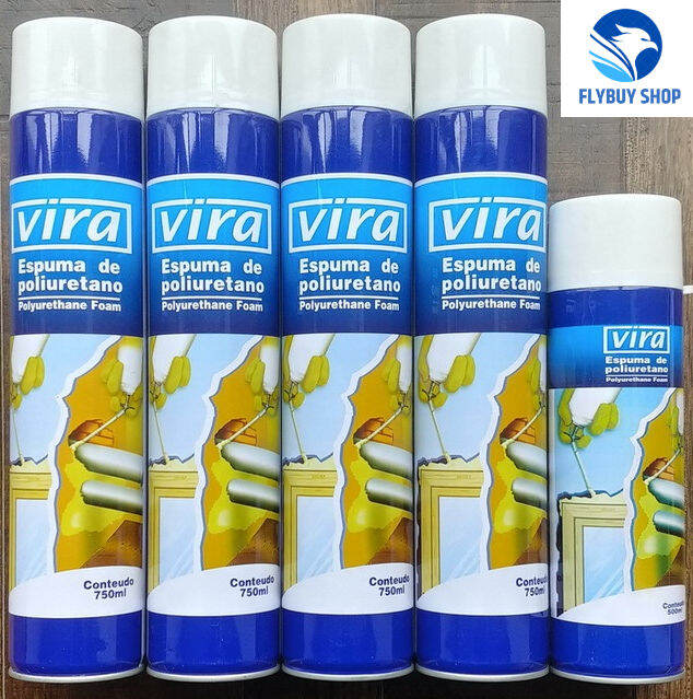 FLYBUY SHOP Vira Polyurethane Foam PU Foam Spray (750ml) Fills Cracks ...