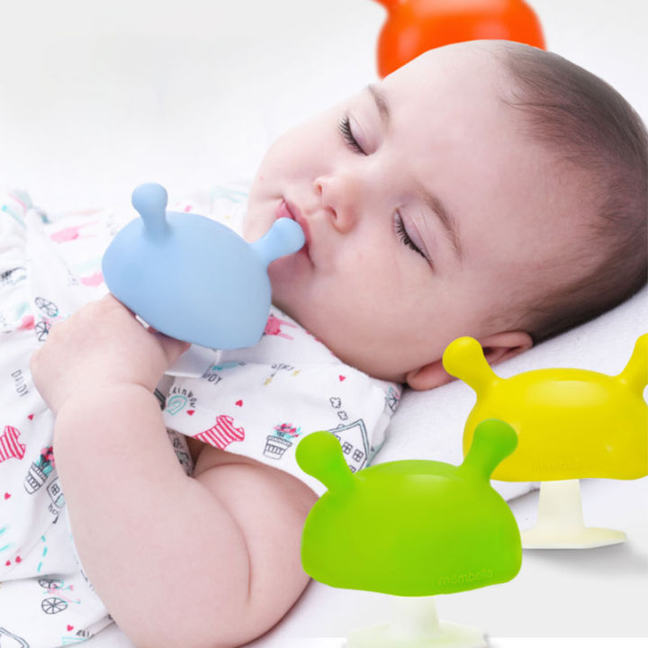 newborn-teether-baby-mushroom-soft-teether-ยางกัดสำหรับทารกแรกเกิด-baby-mushroom-soft-teether