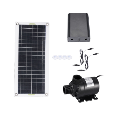 50W Solar Water Pump 800L/H DC12V Solar Water Fountain Pump Water Fountain Irrigation Pump ABS for Family Garden