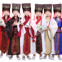 7Color Kids Chinese Ancient Costume Traditional Dynasty Stage Performance Party Clothing Folk Dance Hanfu Costumes Set