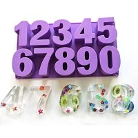 【hot】 High-Temperature Silicone Number Mold Precise Numerals 0-9 Design Digital Supply ！