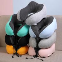 High Quality Memory Cotton U-shaped Pillow Neck Rest  Aircraft Travel   baby head protector