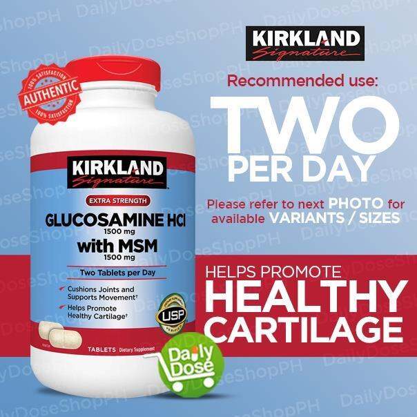 Kirkland Signature Glucosamine with MSM Lazada PH