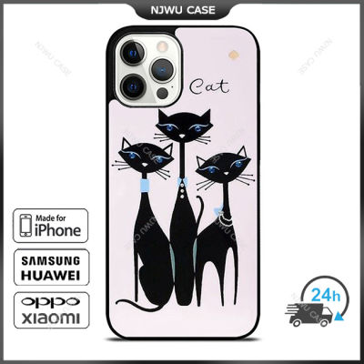 KateSpade Cat Phone Case for iPhone 14 Pro Max / iPhone 13 Pro Max / iPhone 12 Pro Max / Samsung Galaxy Note10 Plus / S22 Ultra Protective Case Cover