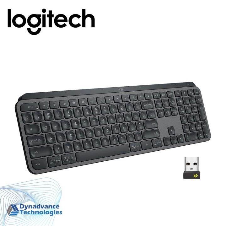 Logitech MX Keys Advanced Illuminated Wireless Keyboard, Bluetooth ...