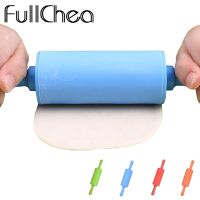 FullChea Cooking Tools Eco-Friendly Rolling Pin Non-stick Silicone Cake Decorating Rollings Pins Fondant Silicone Rolling Pin Bread  Cake Cookie Acces