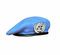 tomwang2012. UN BLUE BERET United Nations Peacekeeping Force Cap Military Hat With UN Badge metal PINTH