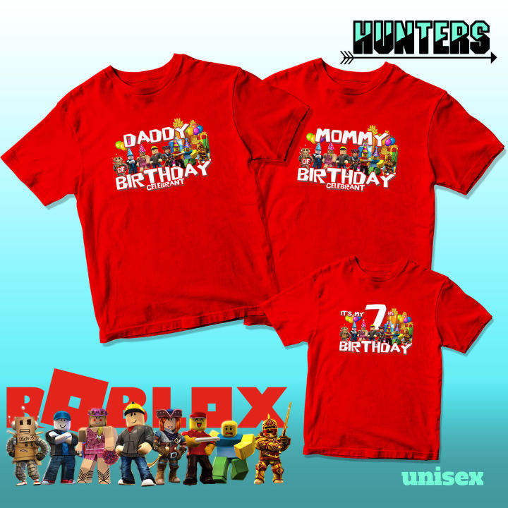 Roblox Logo Gamer Birthday Gift Idea For (Adult & Kiddie Size) Kids Unisex  Men Women T shirt