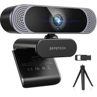 DEPSTECH 4K 8.0MP Webcam Full HD USB Web Camera with Microphone for Computer web Cam Webcam 8M Pixel Meeting Living