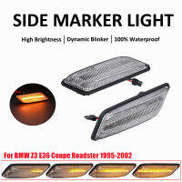 2ชิ้นสำหรับ BMW Z3 E36 Coupe Roadster 1995-2000 2001 2002 LED แบบไดนามิกด้านข้าง Marker ไฟสัญญาณรถอุปกรณ์เสริม