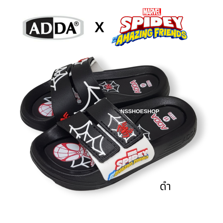 adda-31t73-สไปเดอร์แมน-spider-man-รองเท้าแตะเด็กแบบสวม